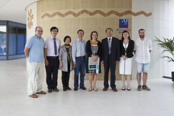 Delegación de la Changzhou University